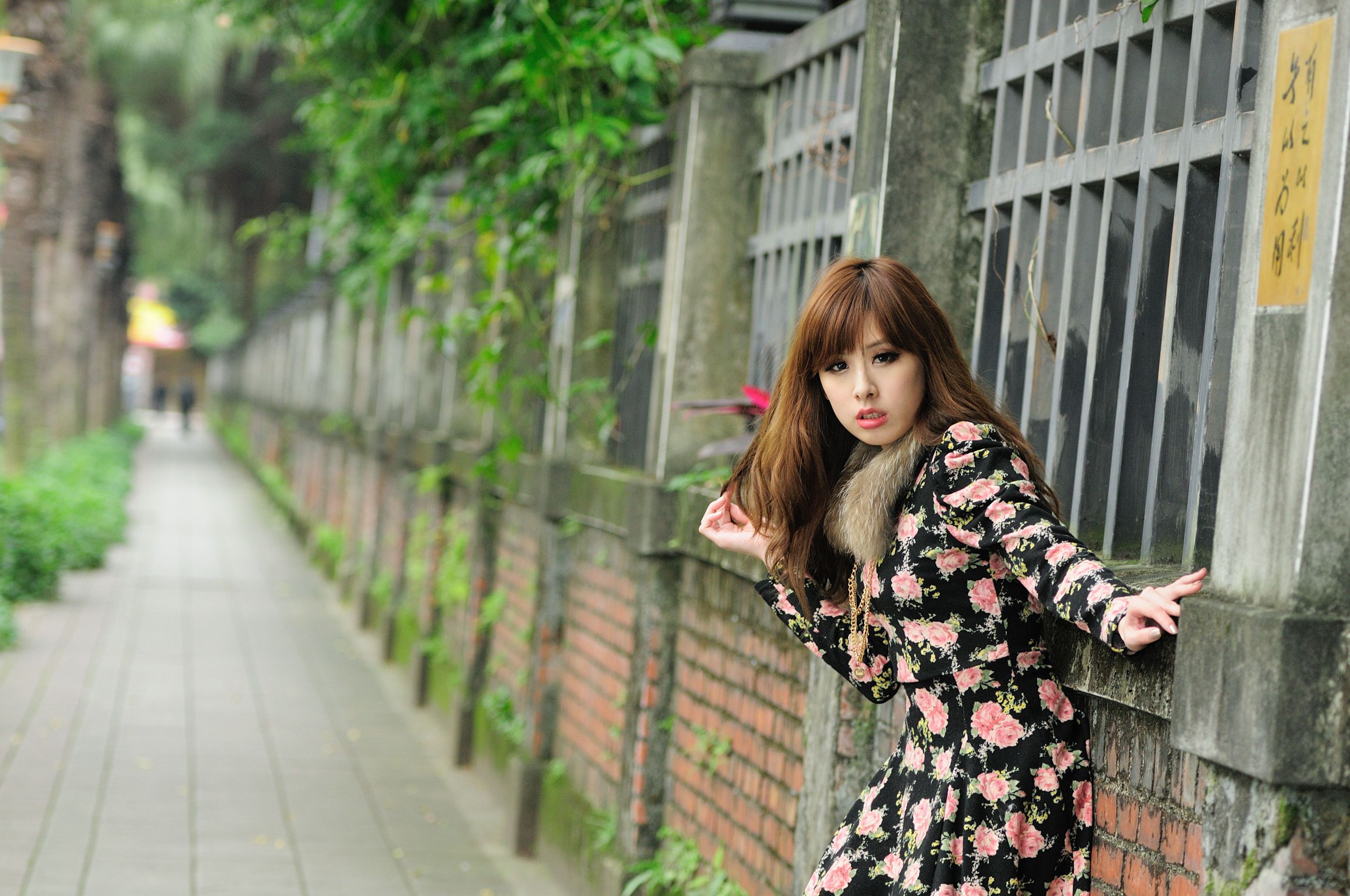 台湾美女模特小米Kate su清新街拍图片1